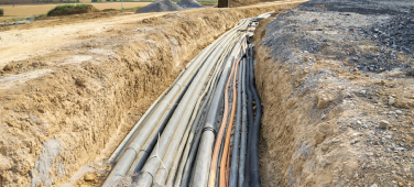 Кабель для одиночной прокладки и прокладке в земле